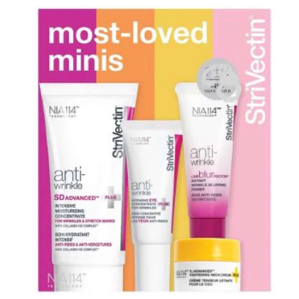 STRIVECTIN Most-Loved Minis Anti-Wrinkle Moisturizer Eye Cream Blur Neck $83 Val - Picture 2 of 5